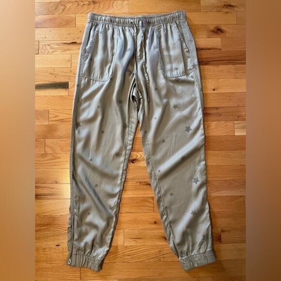 COPY C&C California Stars Print Jogger Style Pants 100% Lyocell Medium - Picture 8 of 8